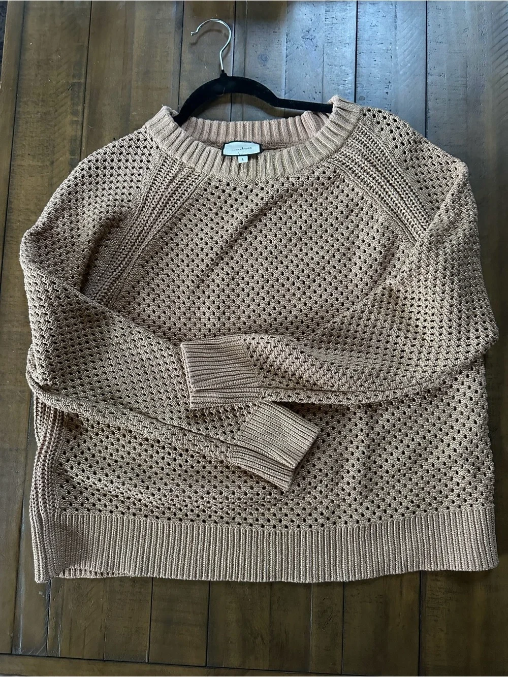 Tuckernuck Open-Knit Crewneck Aspen Sweater